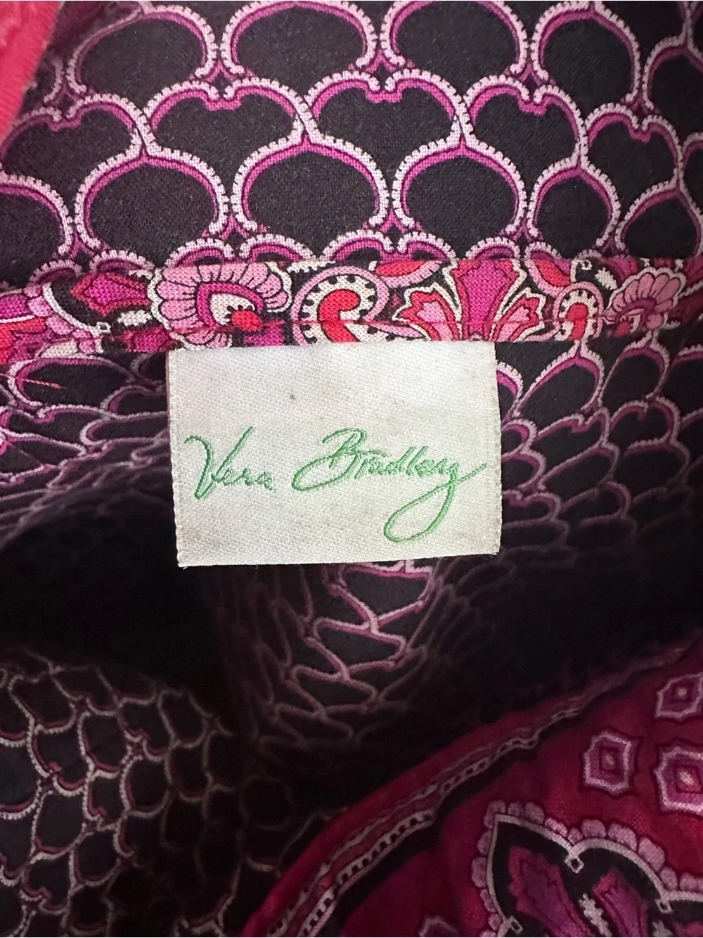 Vera Bradley “Vera Frankly Scarlet” Shoulder Tote